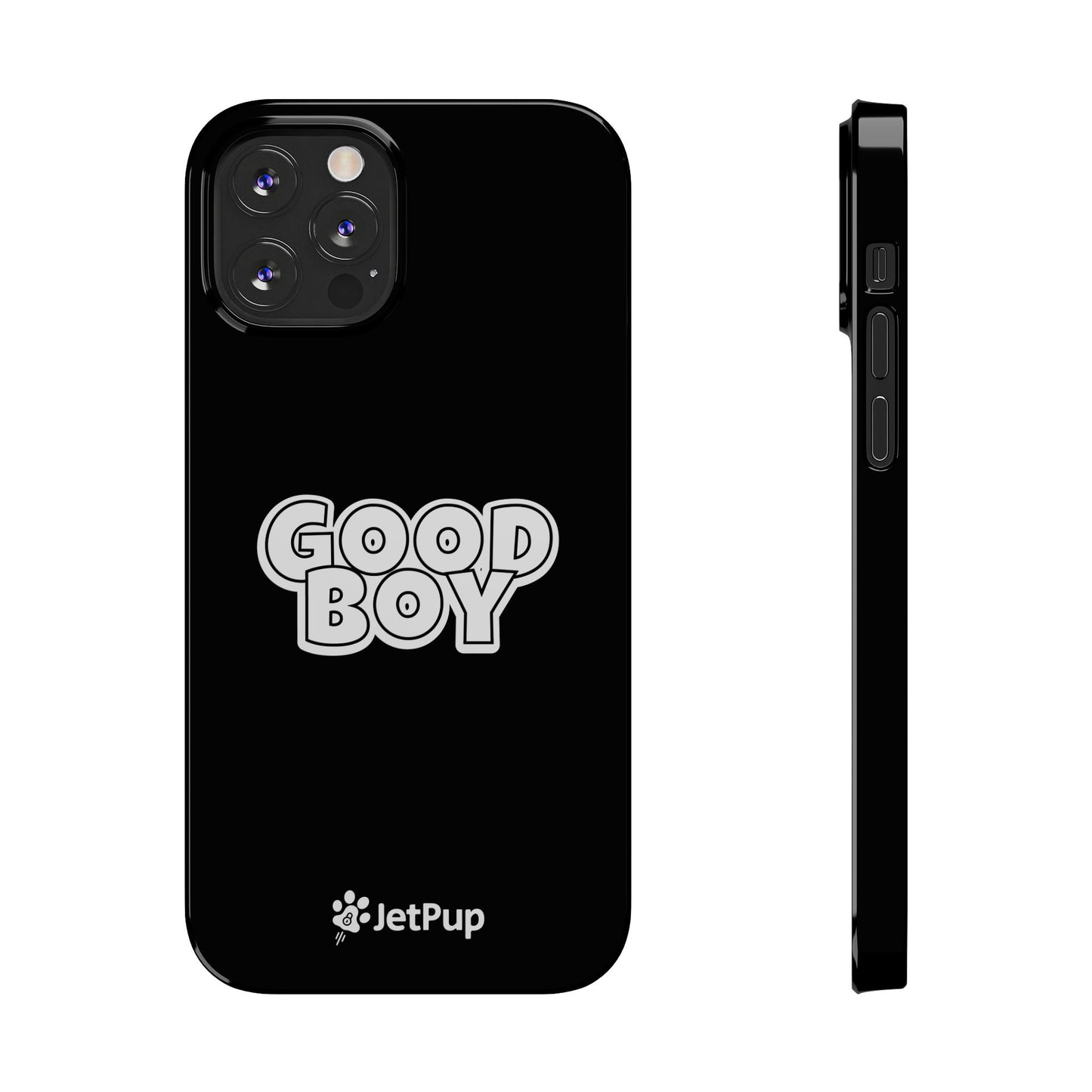 Good Boy Slim iPhone Cases - Black