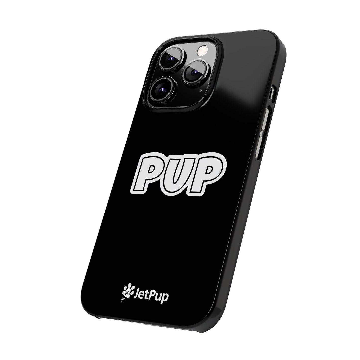 Pup Slim iPhone Cases - Black
