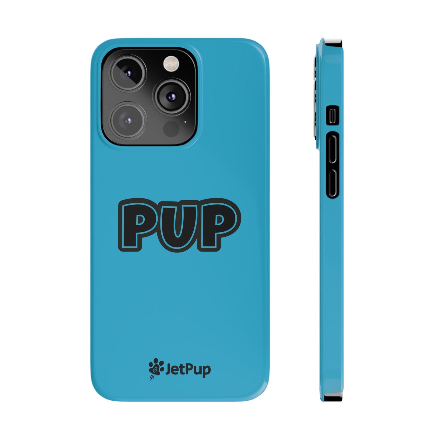Pup Slim iPhone Cases - Turquoise