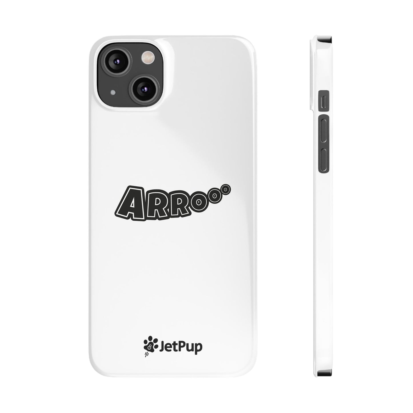 Arrooo Slim iPhone Cases - White
