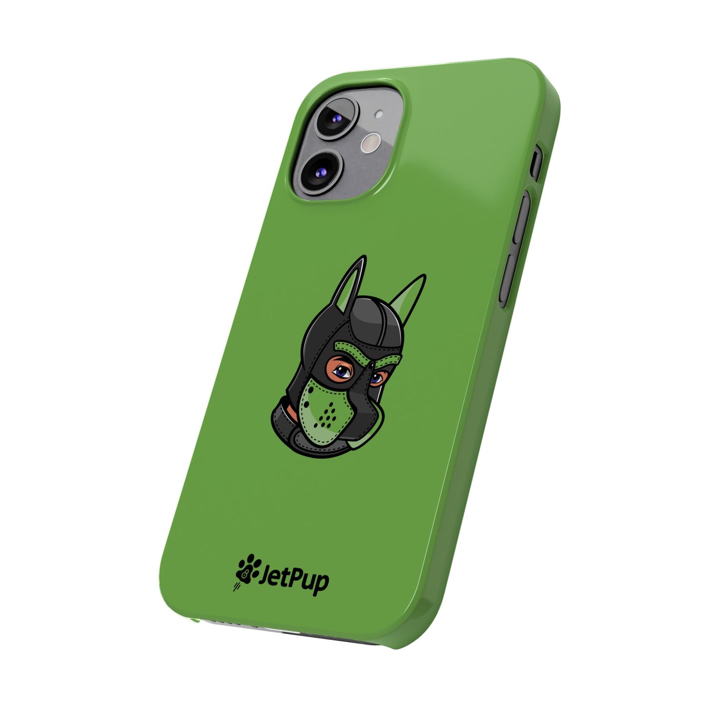 Pup Hood Slim iPhone Cases - Green