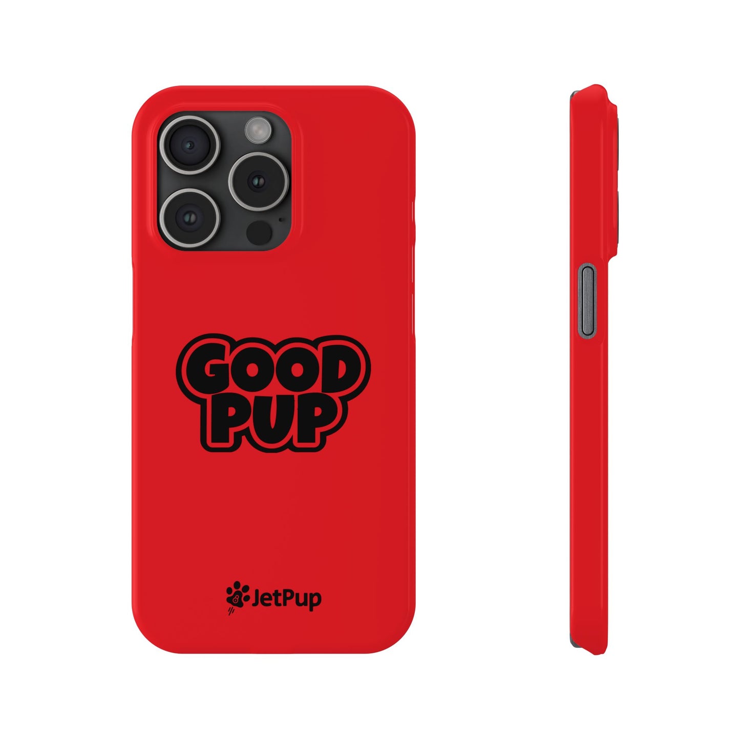 Good Pup Slim iPhone Cases - Red