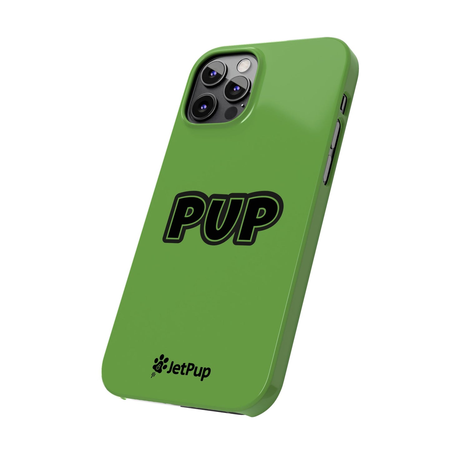 Pup Slim iPhone Cases - Green