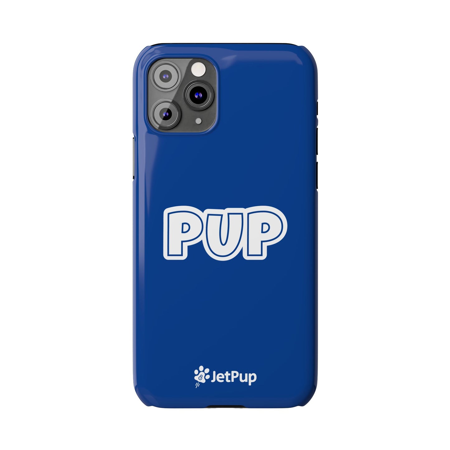 Pup Slim iPhone Cases - Blue