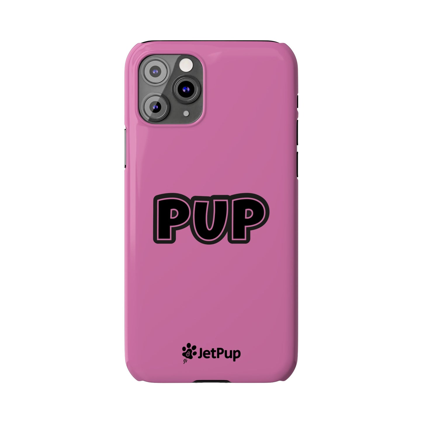 Pup Slim iPhone Cases - Pink