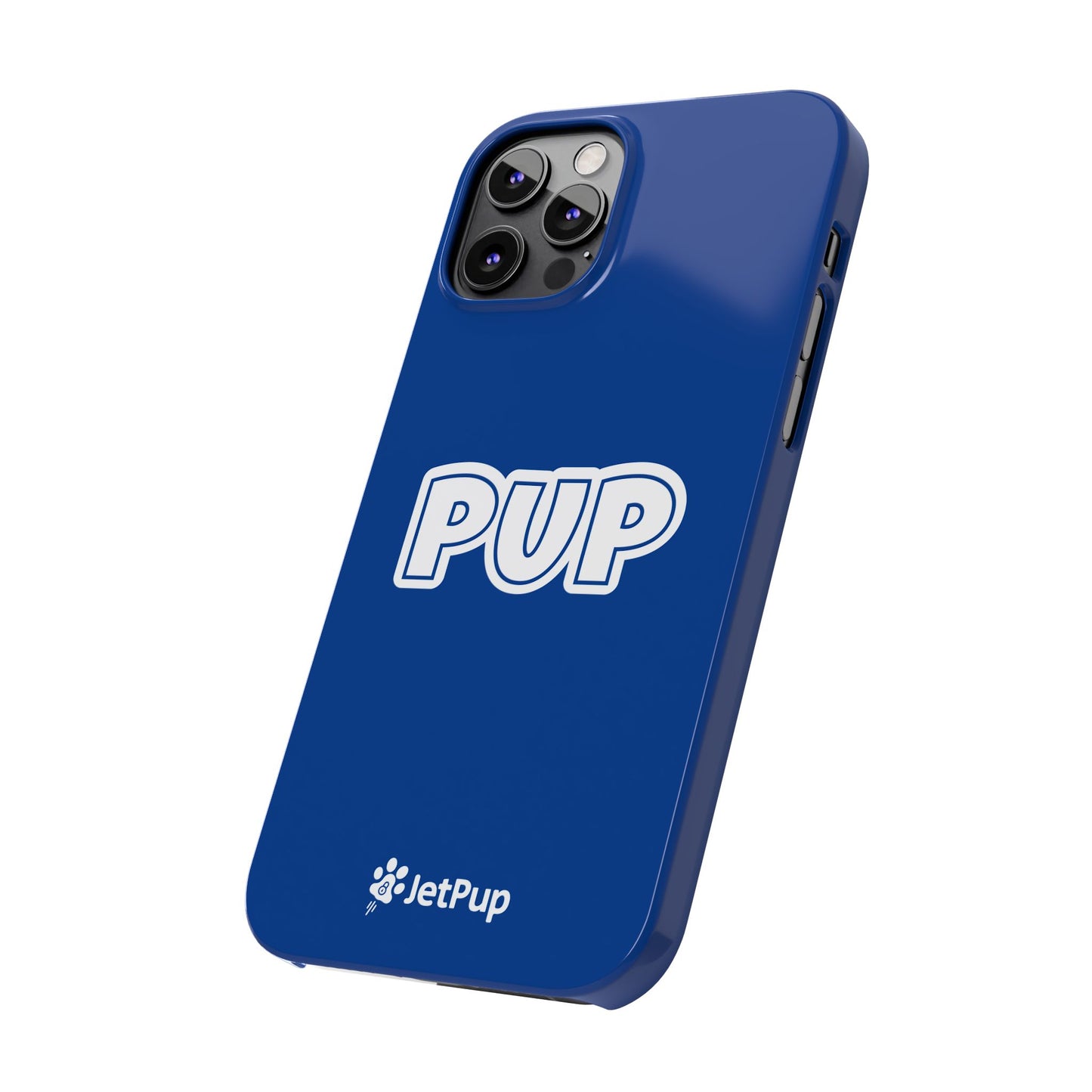 Pup Slim iPhone Cases - Blue