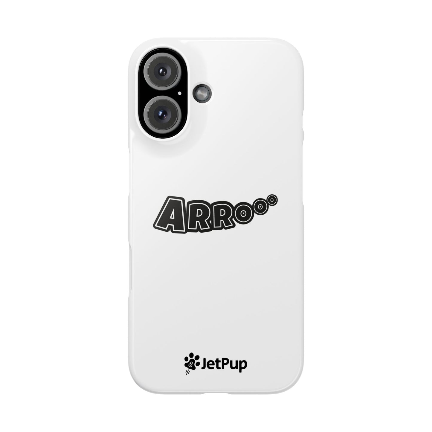 Arrooo Slim iPhone Cases - White