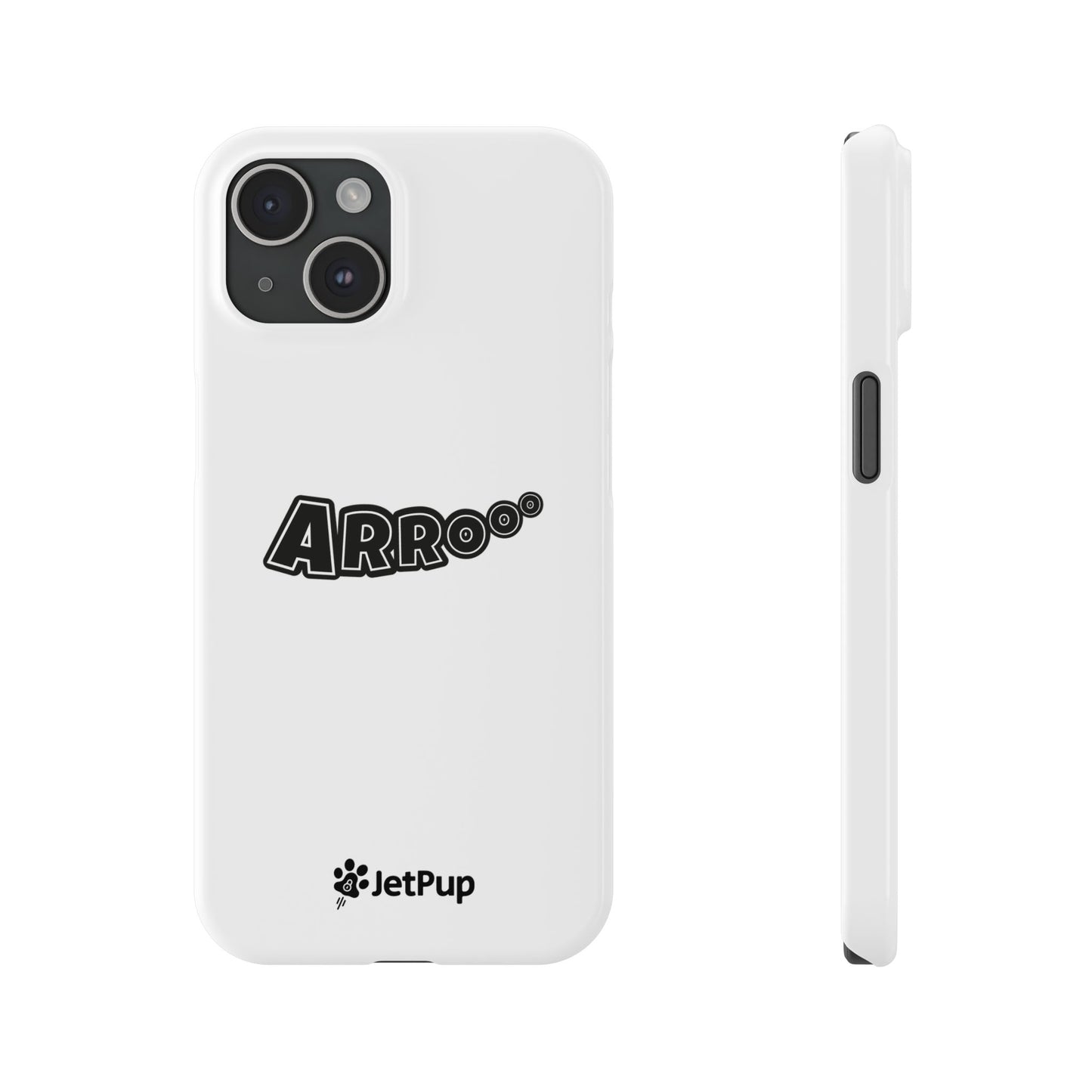 Arrooo Slim iPhone Cases - White
