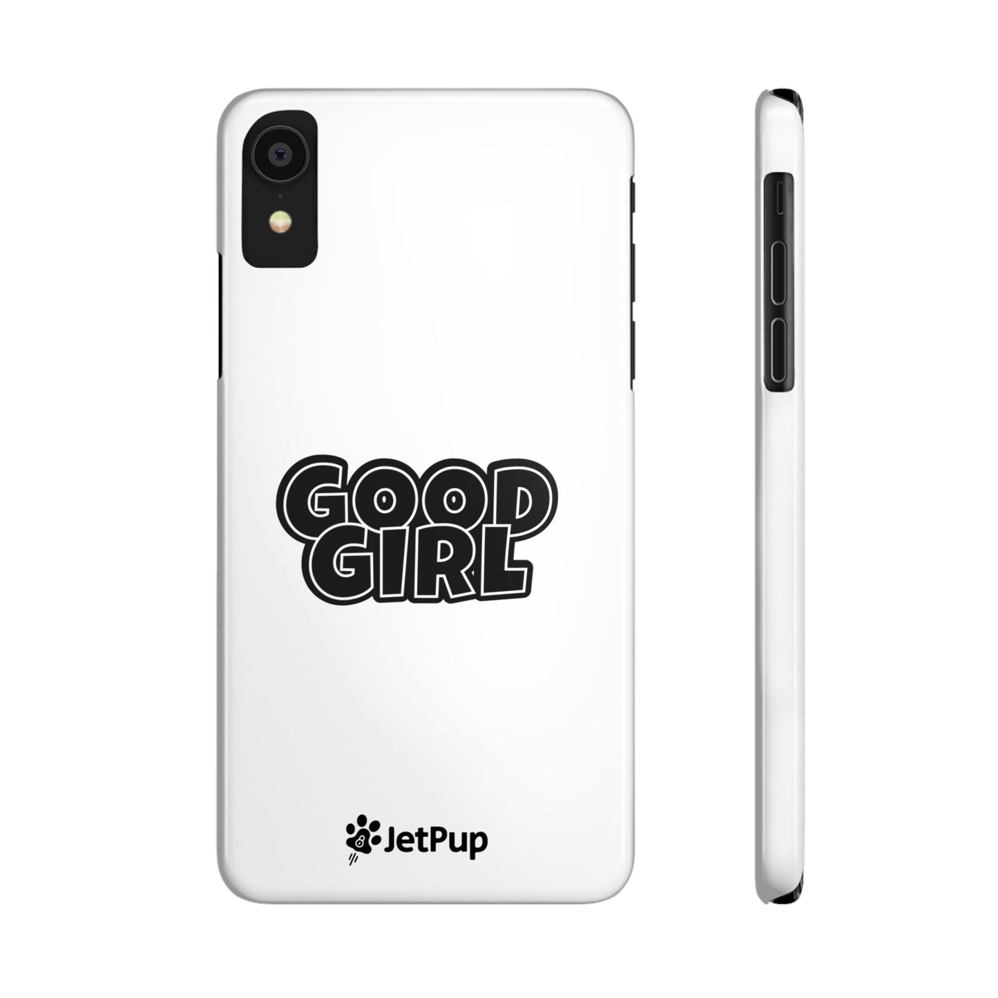 Good Girl Slim iPhone Cases - White