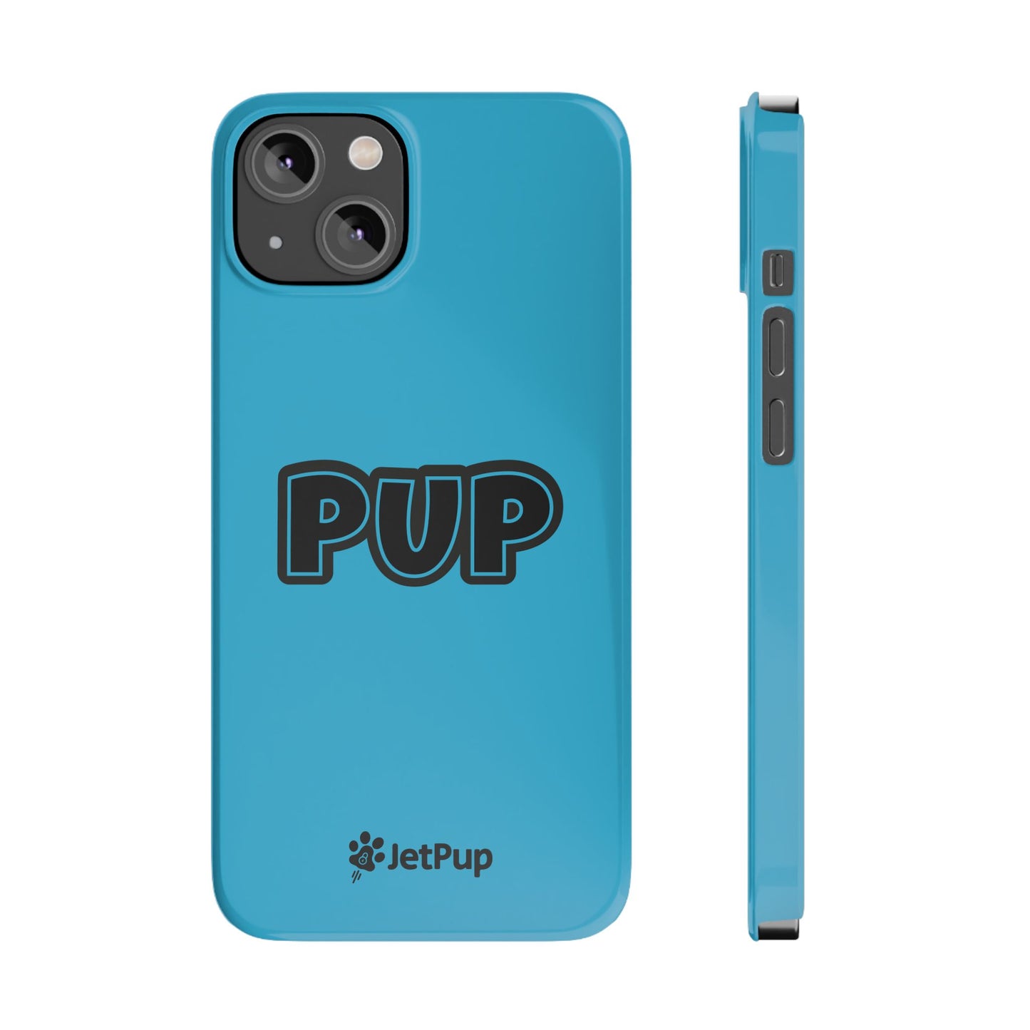 Pup Slim iPhone Cases - Turquoise