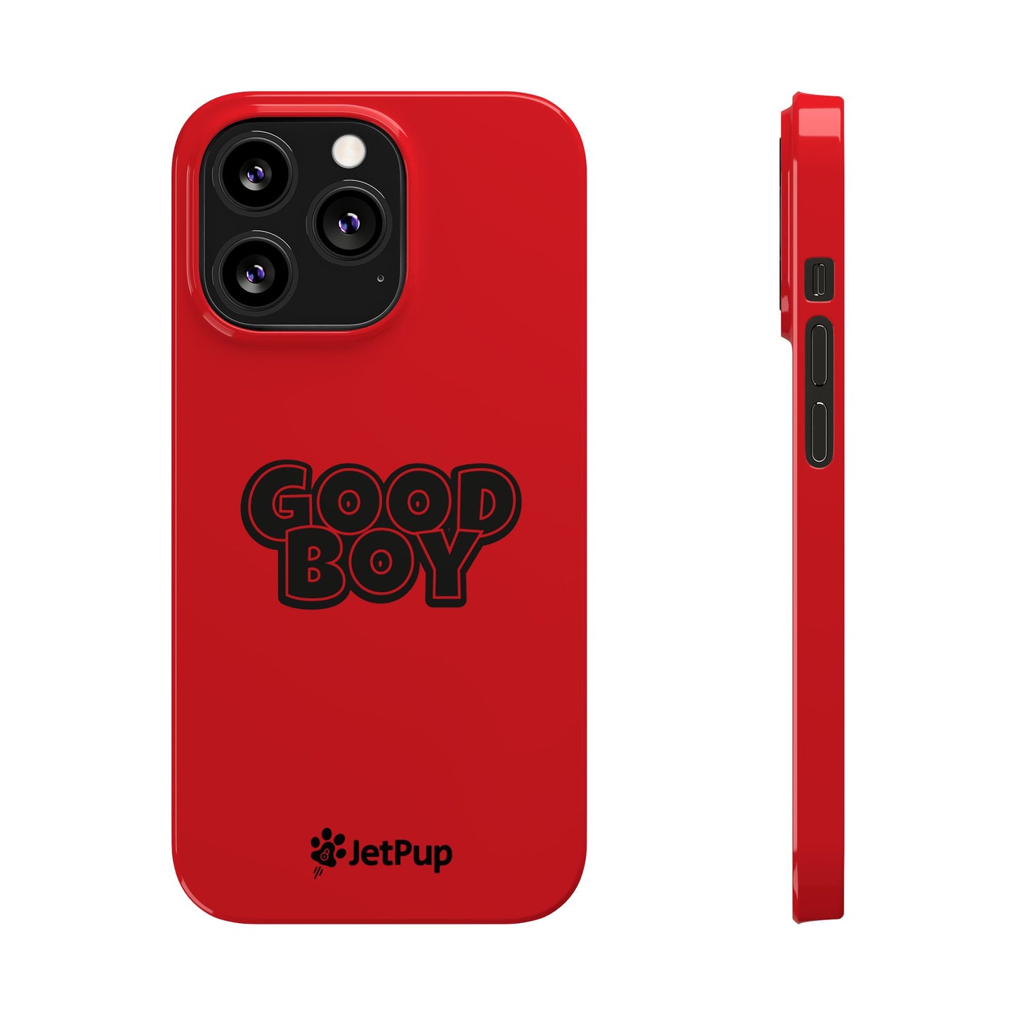Good Boy Slim iPhone Cases - Red