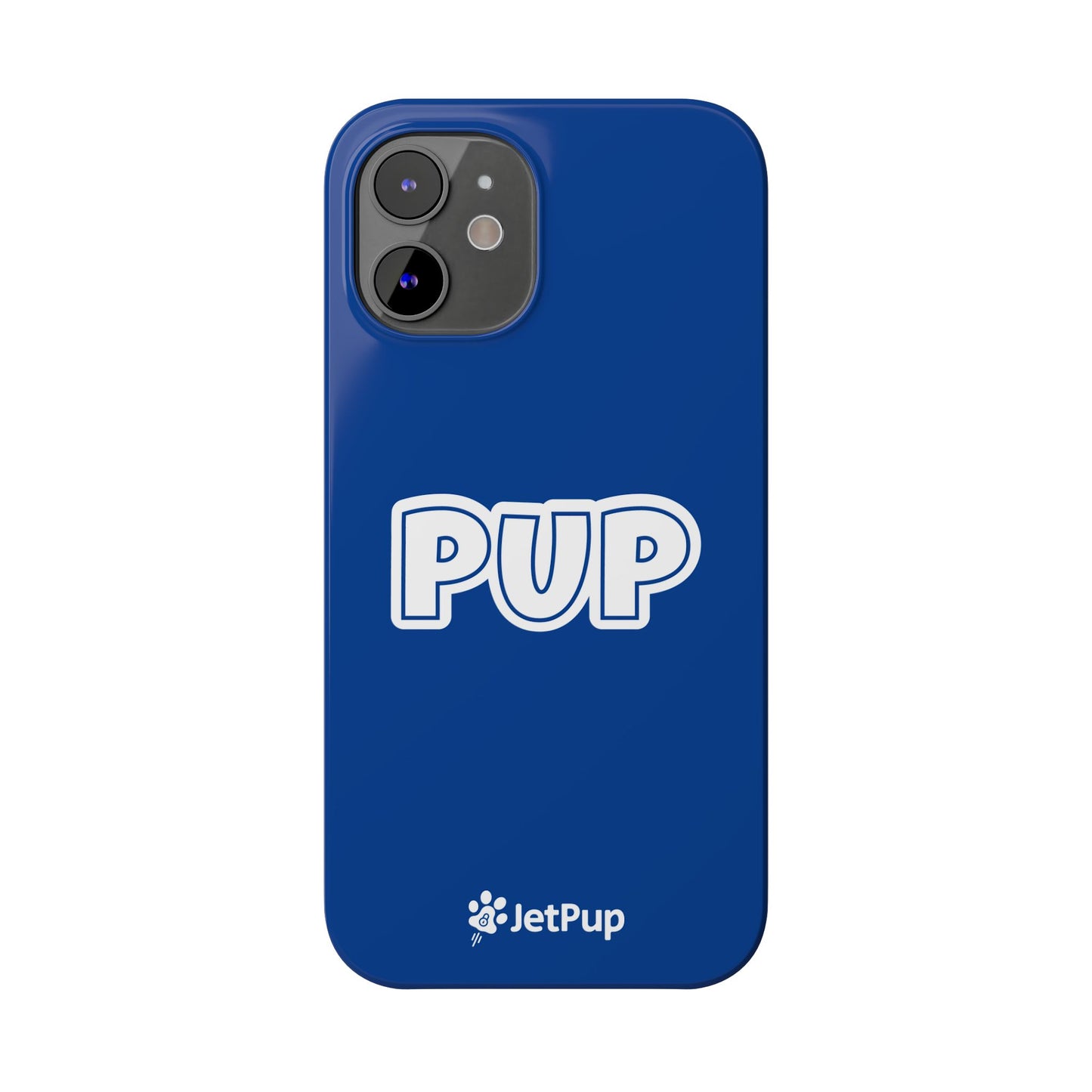 Pup Slim iPhone Cases - Blue