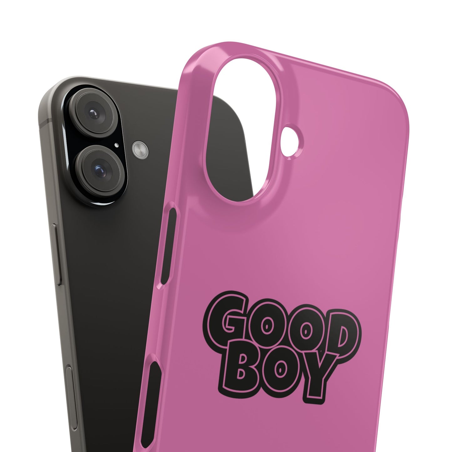 Good Boy Slim iPhone Cases - Pink