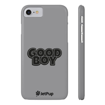 Good Boy Slim iPhone Cases - Grey