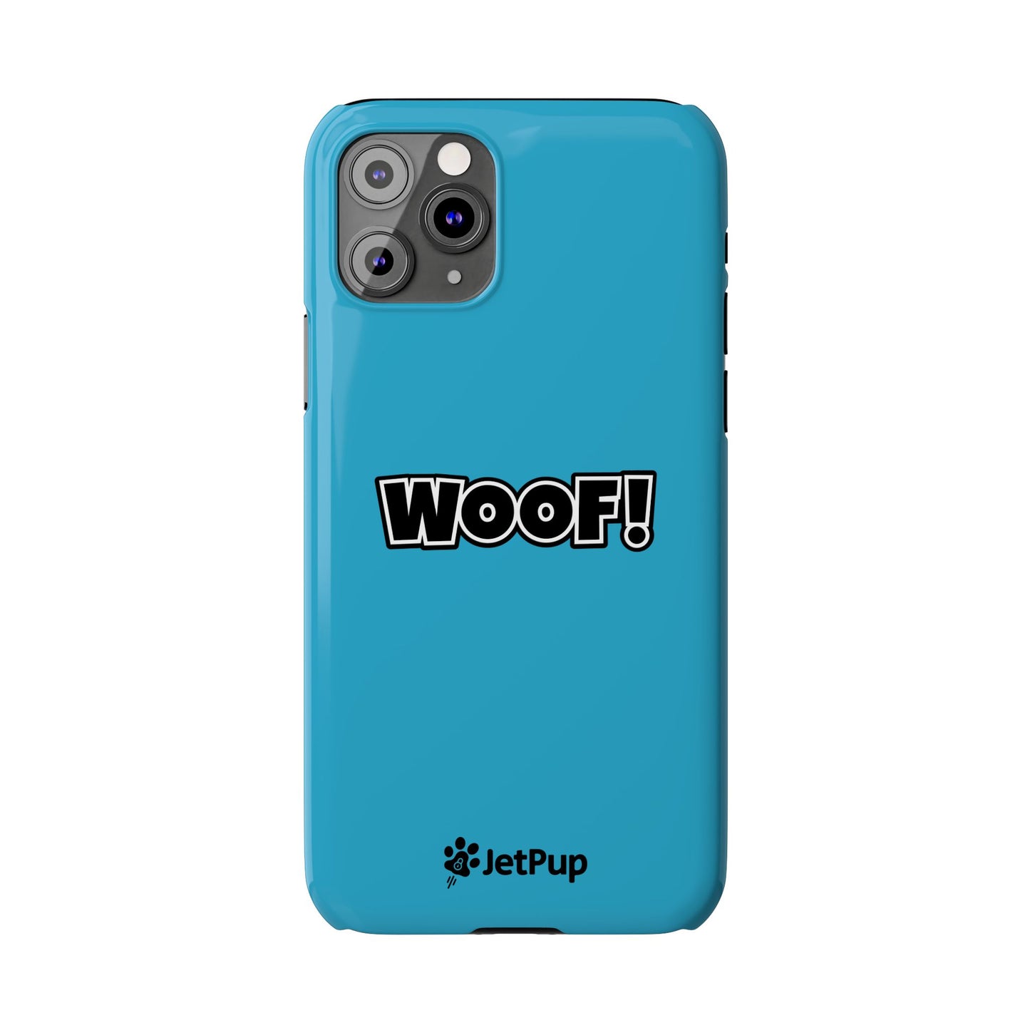 Woof Slim iPhone Cases -Turquoise