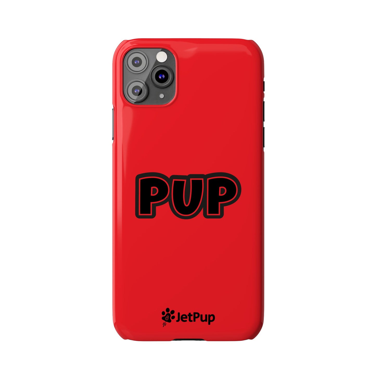 Pup Slim iPhone Cases - Red