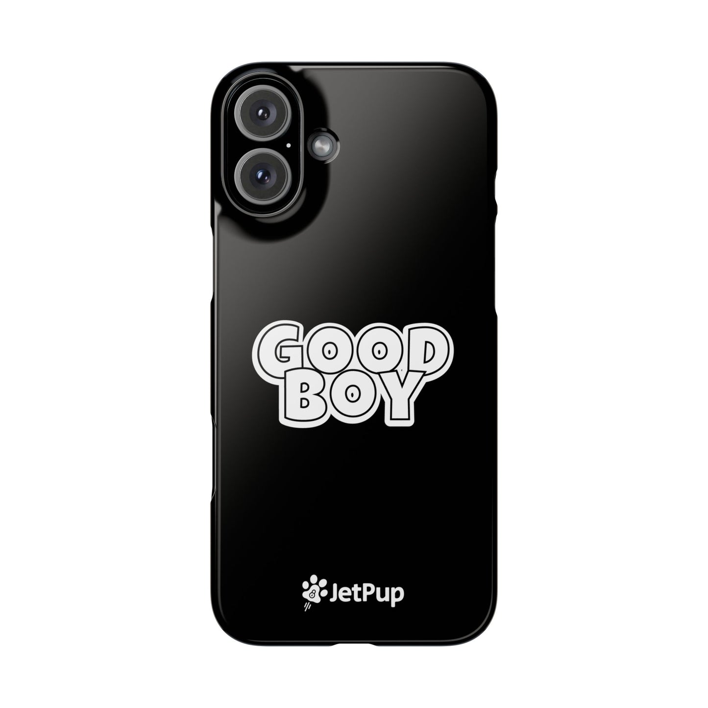 Good Boy Slim iPhone Cases - Black