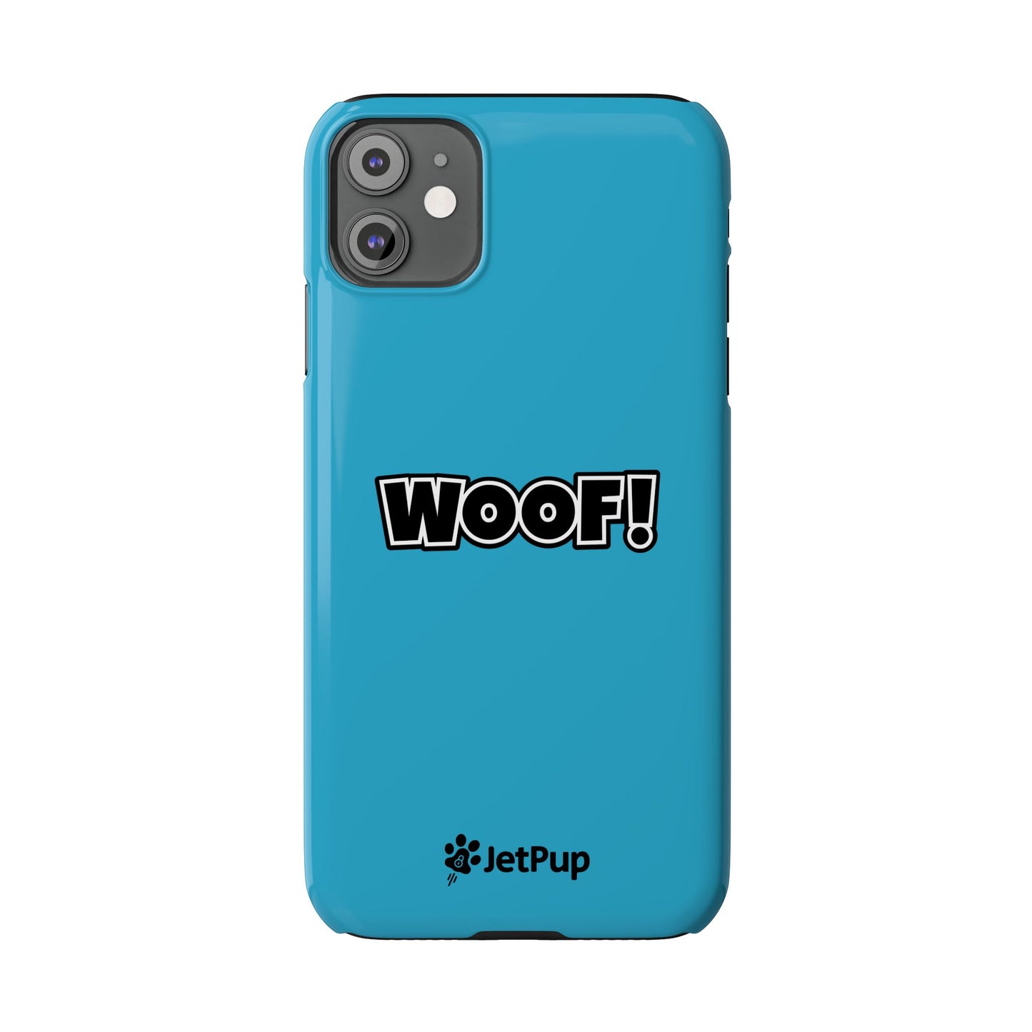 Woof Slim iPhone Cases -Turquoise