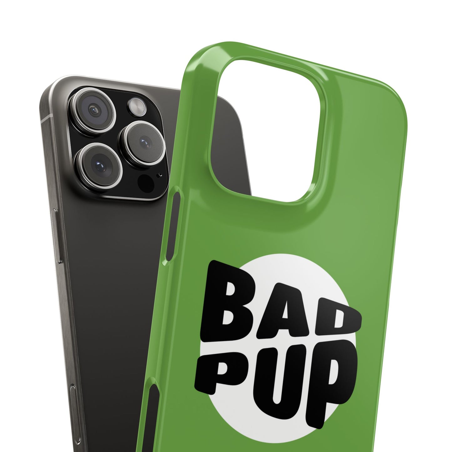 Bad Pup Slim iPhone Cases - Green