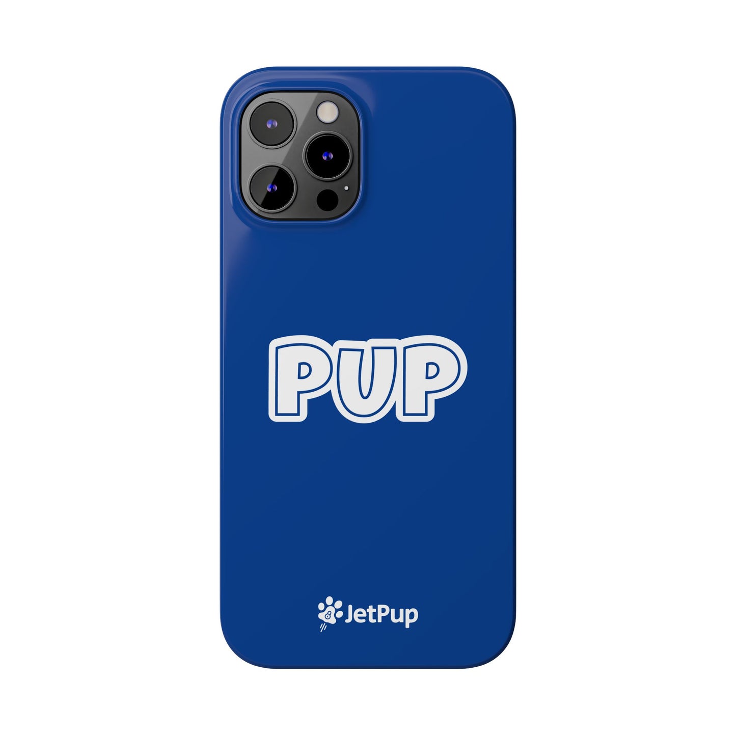 Pup Slim iPhone Cases - Blue