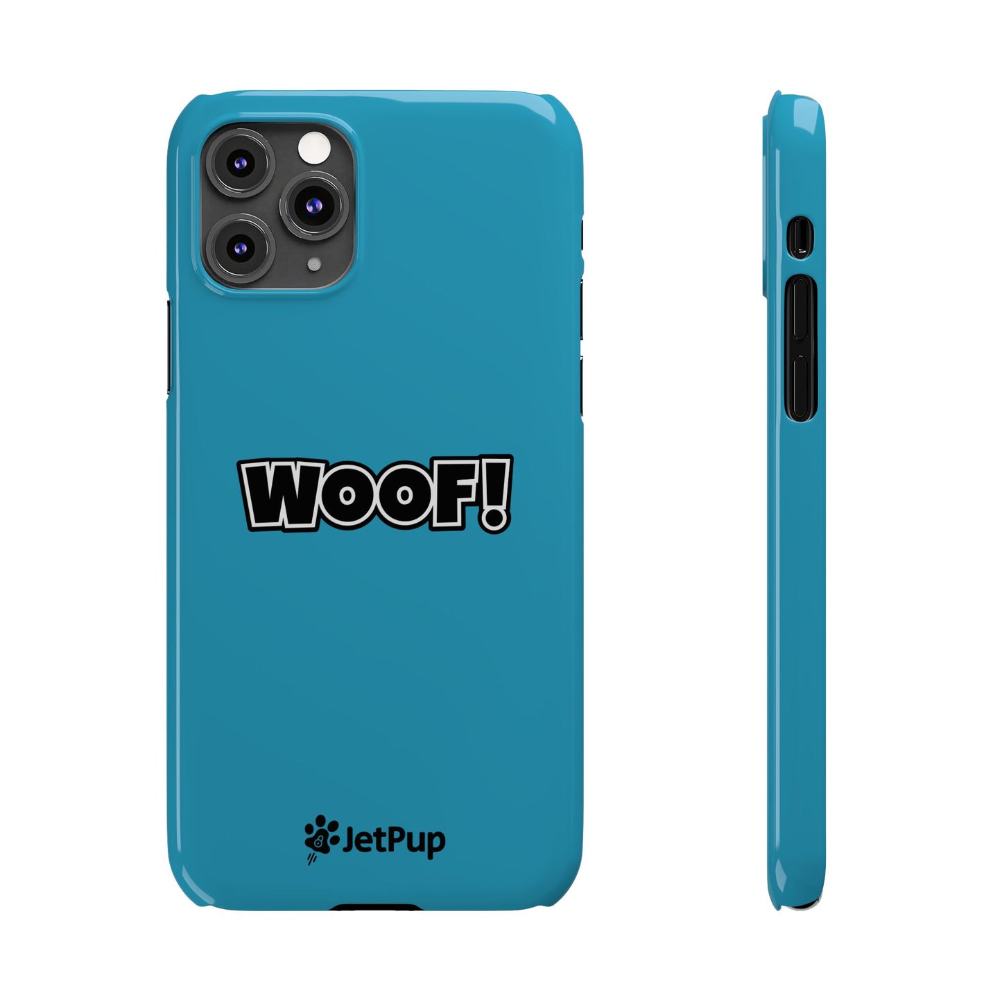 Woof Slim iPhone Cases -Turquoise