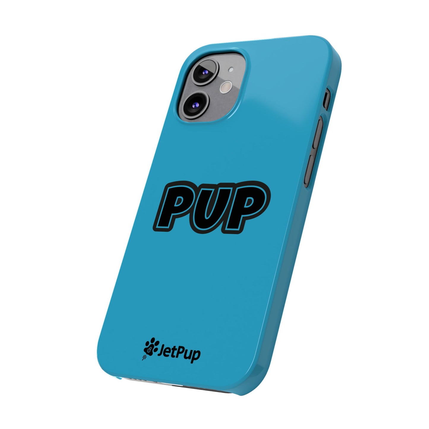 Pup Slim iPhone Cases - Turquoise