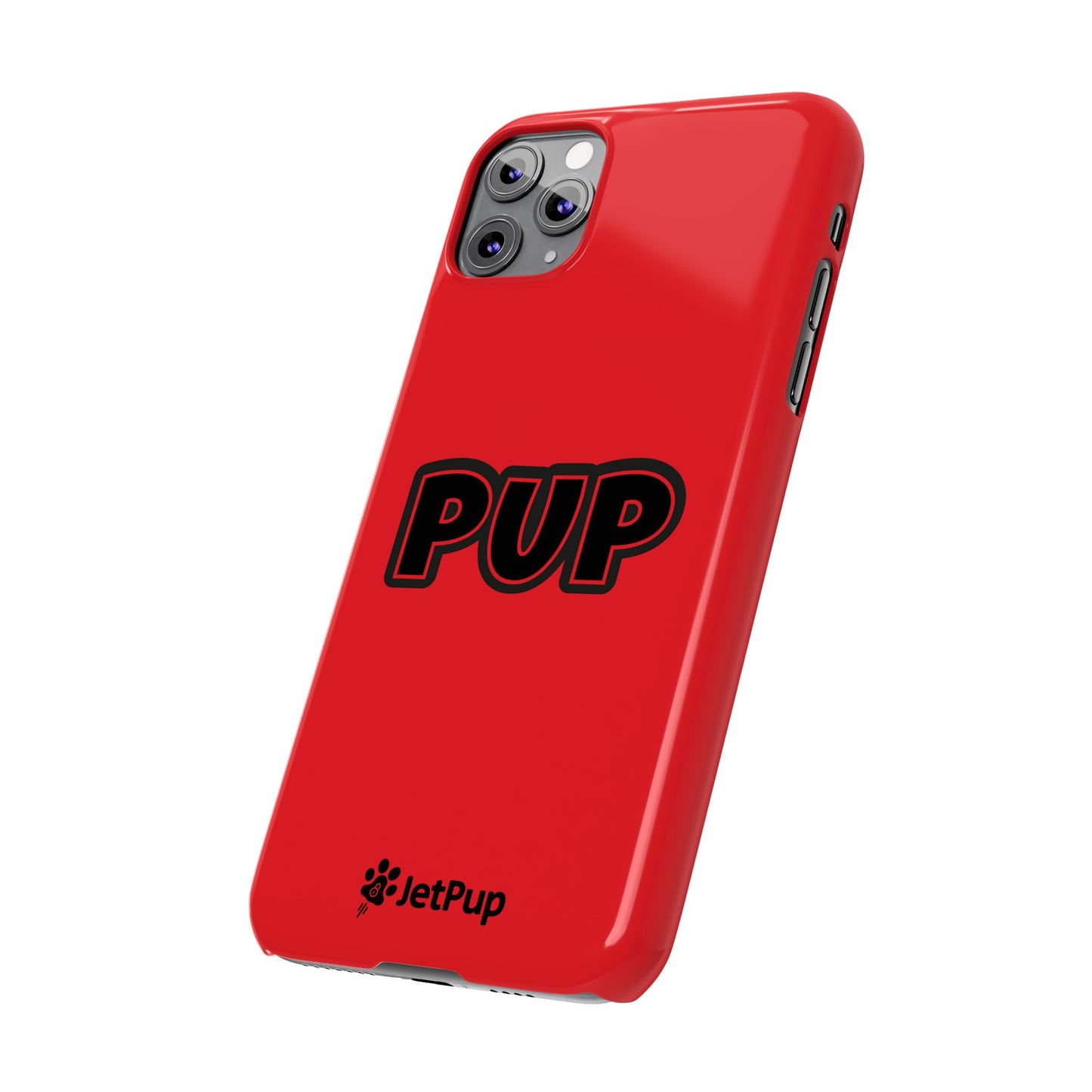 Pup Slim iPhone Cases - Red
