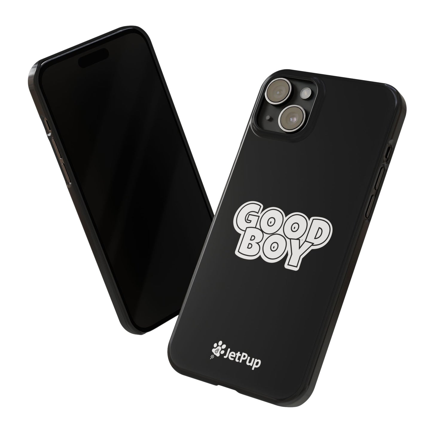 Good Boy Slim iPhone Cases - Black