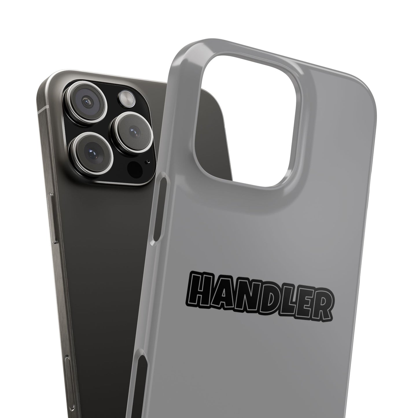 Handler Slim iPhone Cases - Grey
