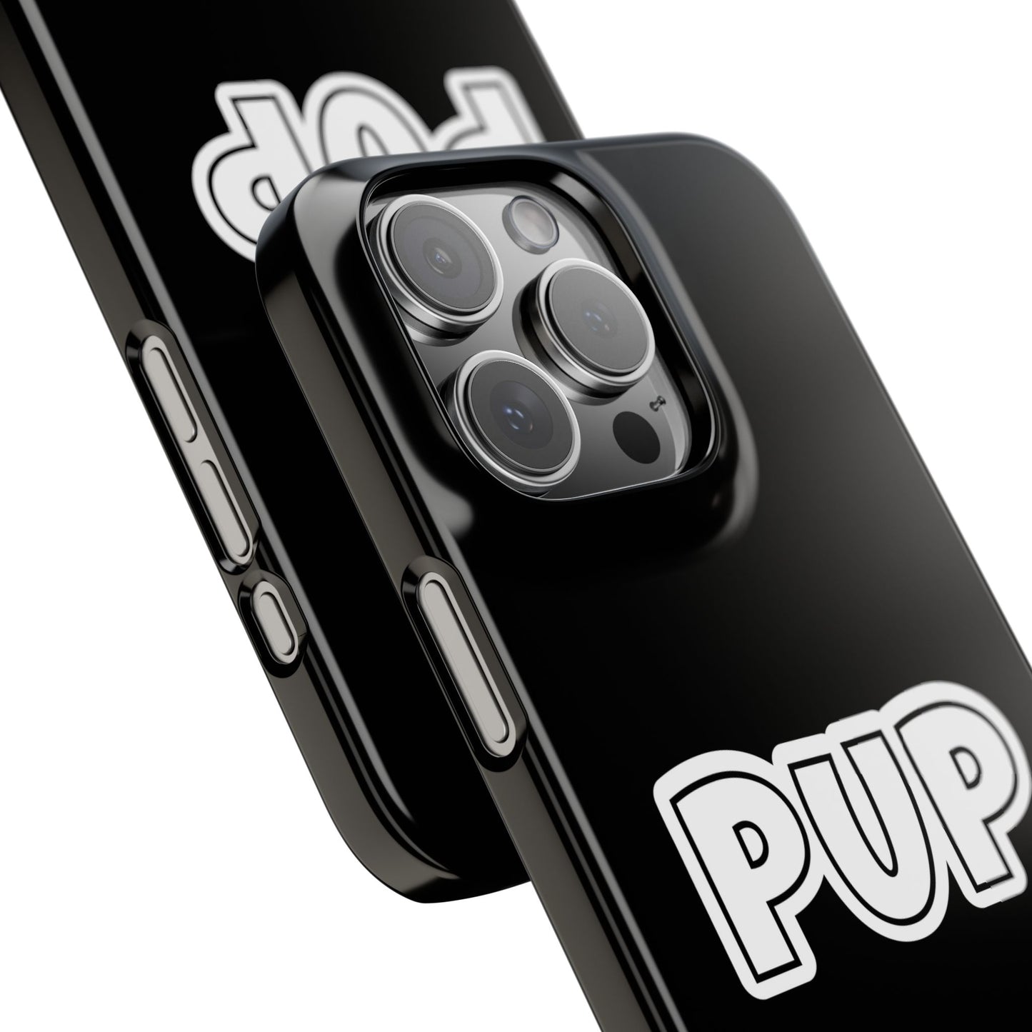 Pup Slim iPhone Cases - Black