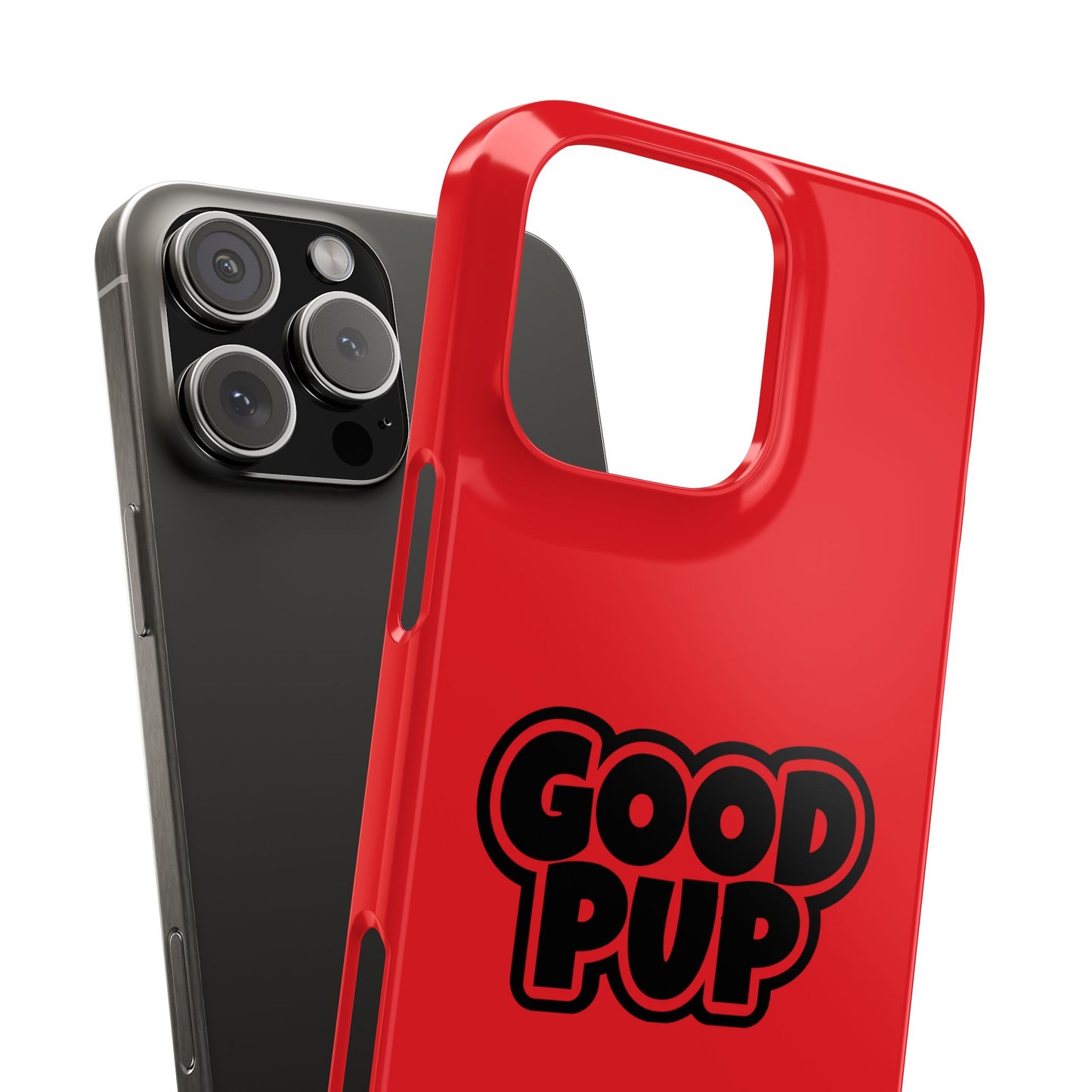 Good Pup Slim iPhone Cases - Red