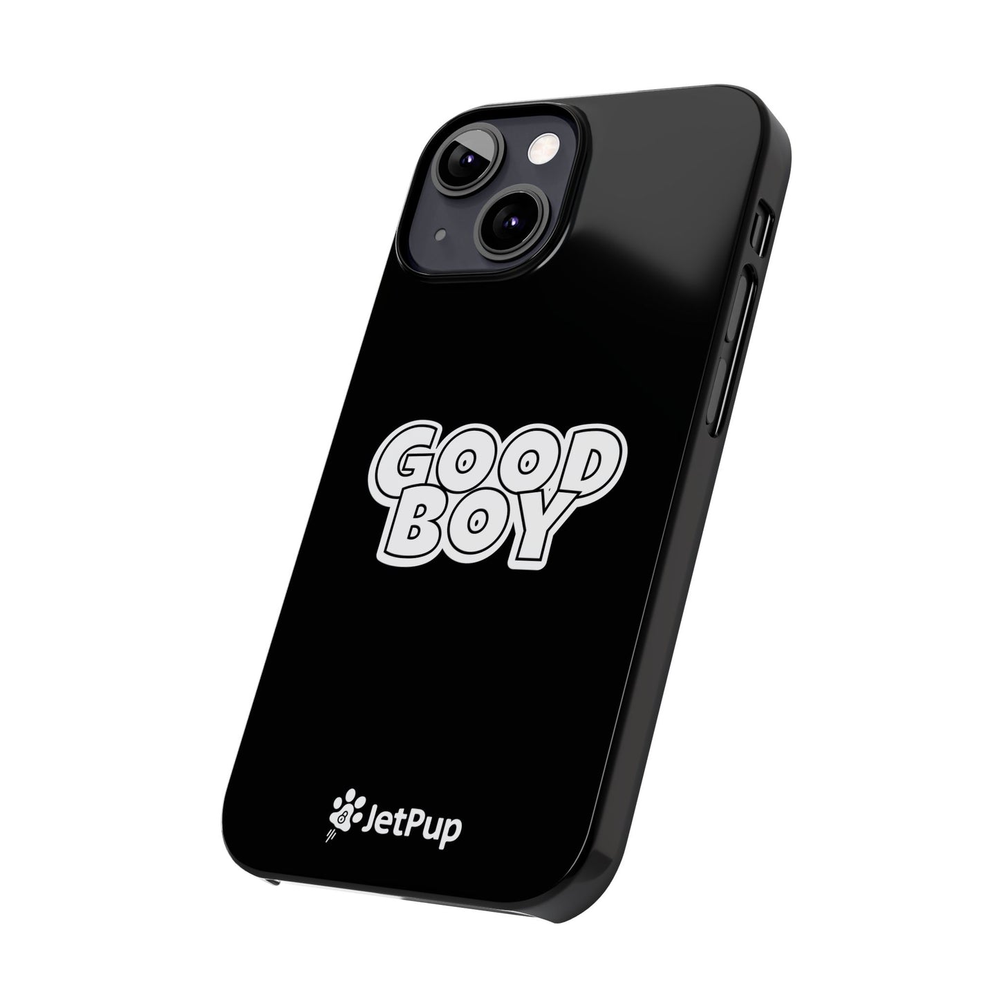 Good Boy Slim iPhone Cases - Black