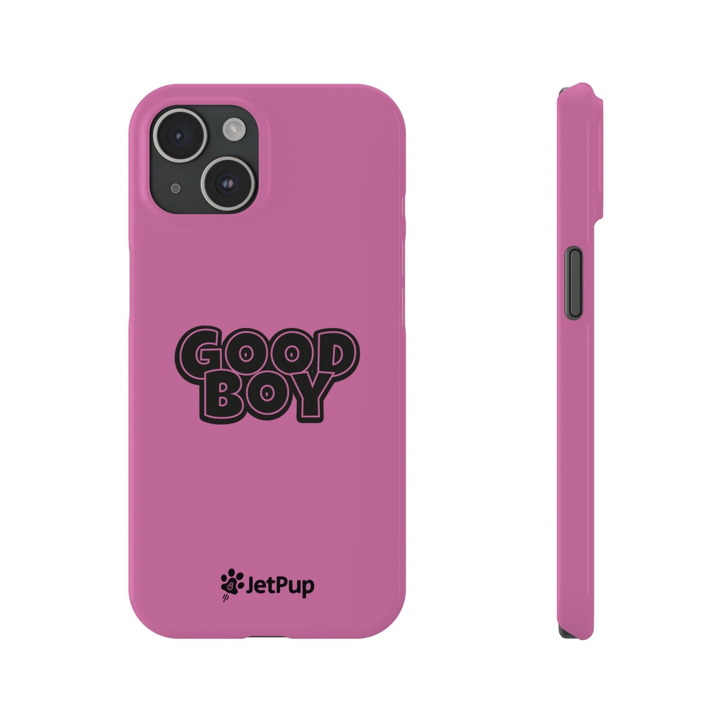 Good Boy Slim iPhone Cases - Pink