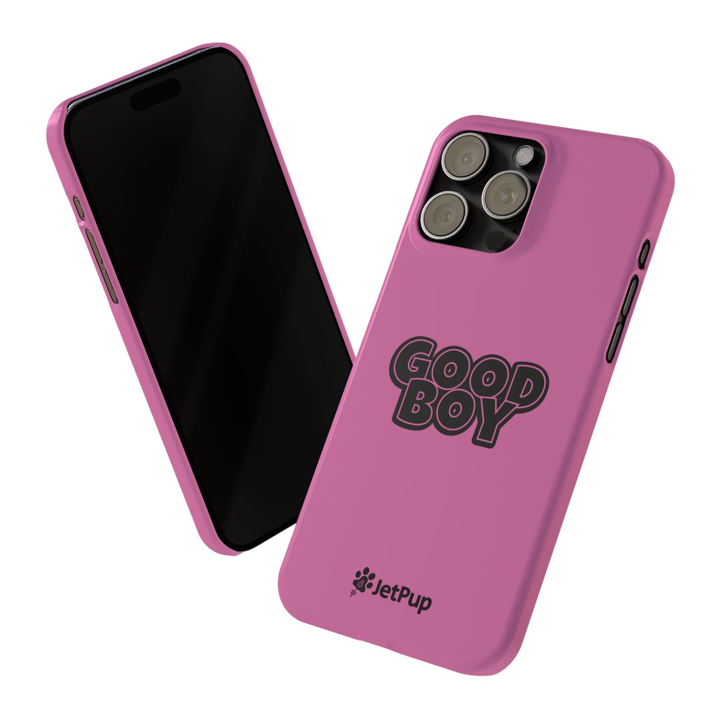 Good Boy Slim iPhone Cases - Pink