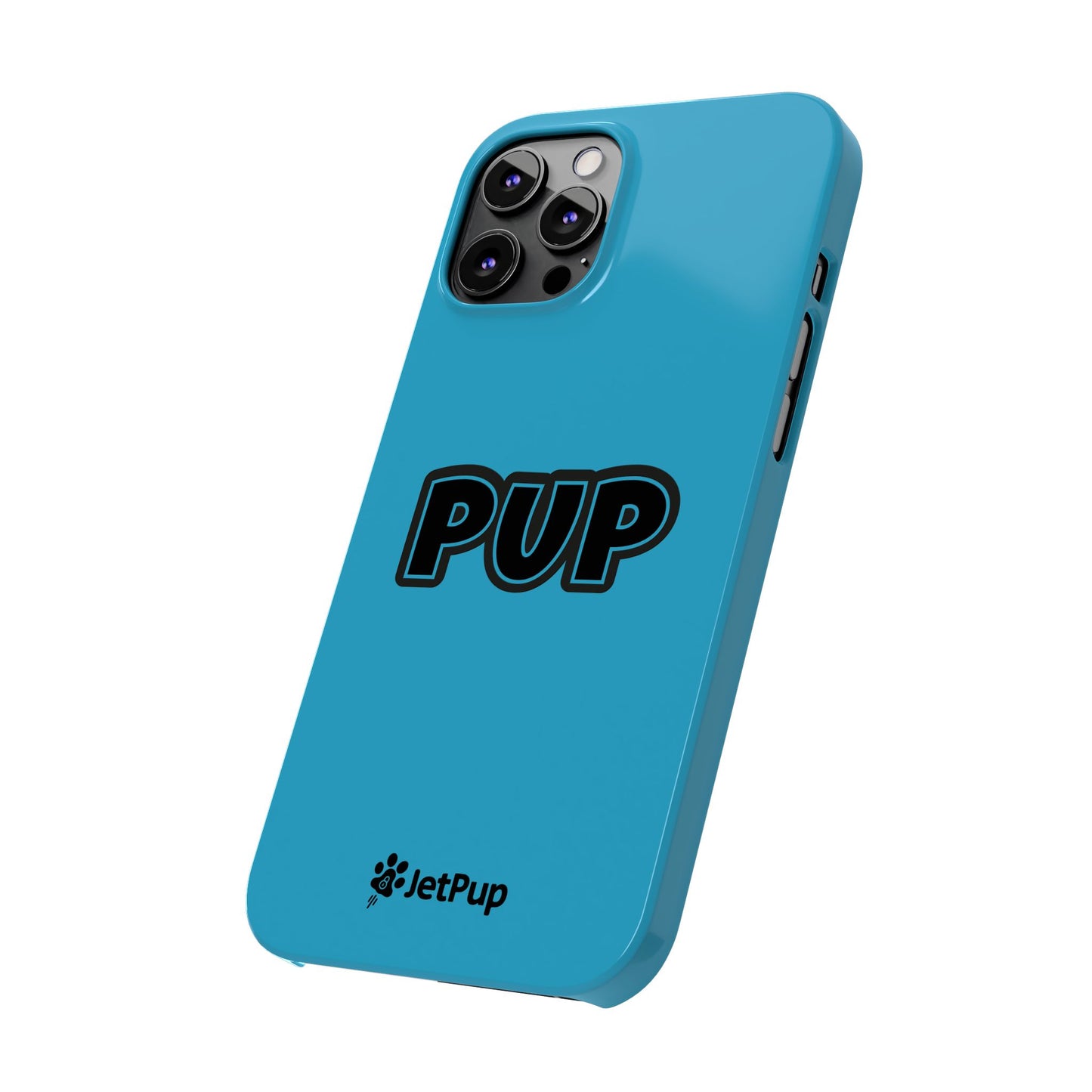 Pup Slim iPhone Cases - Turquoise