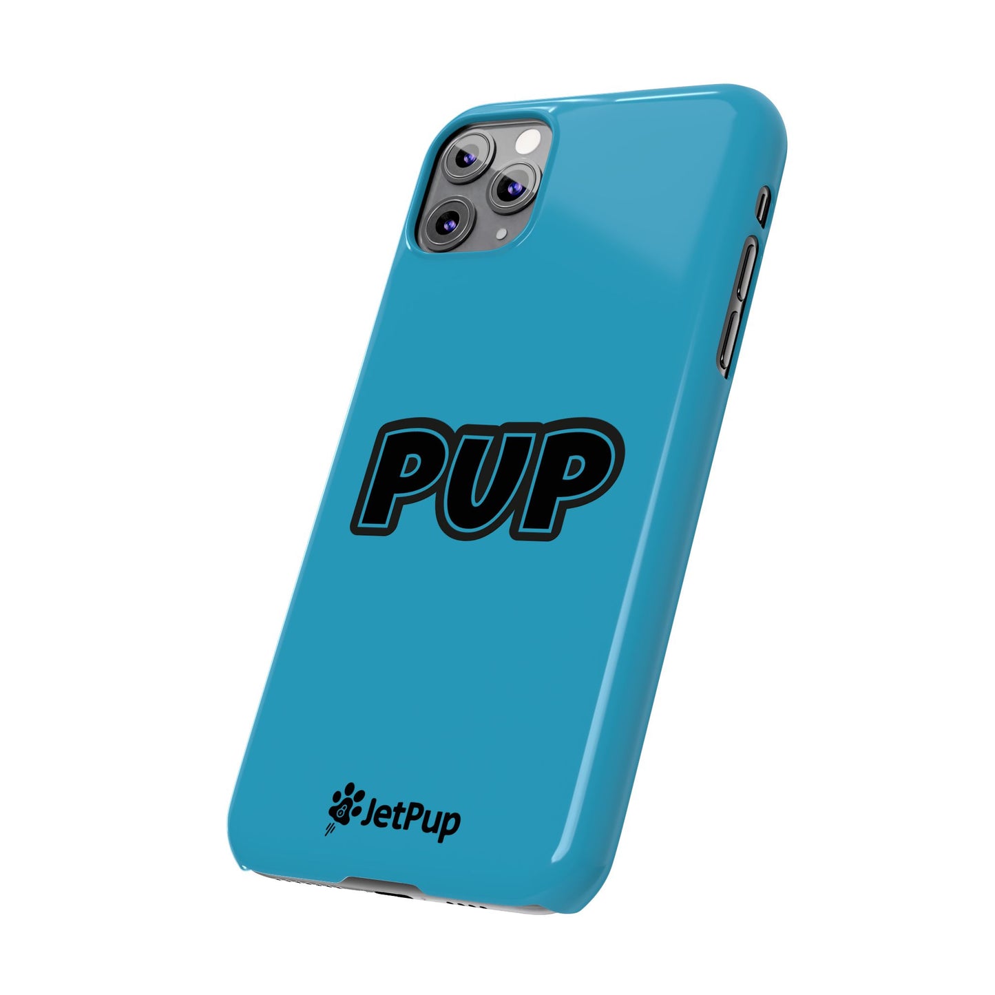Pup Slim iPhone Cases - Turquoise