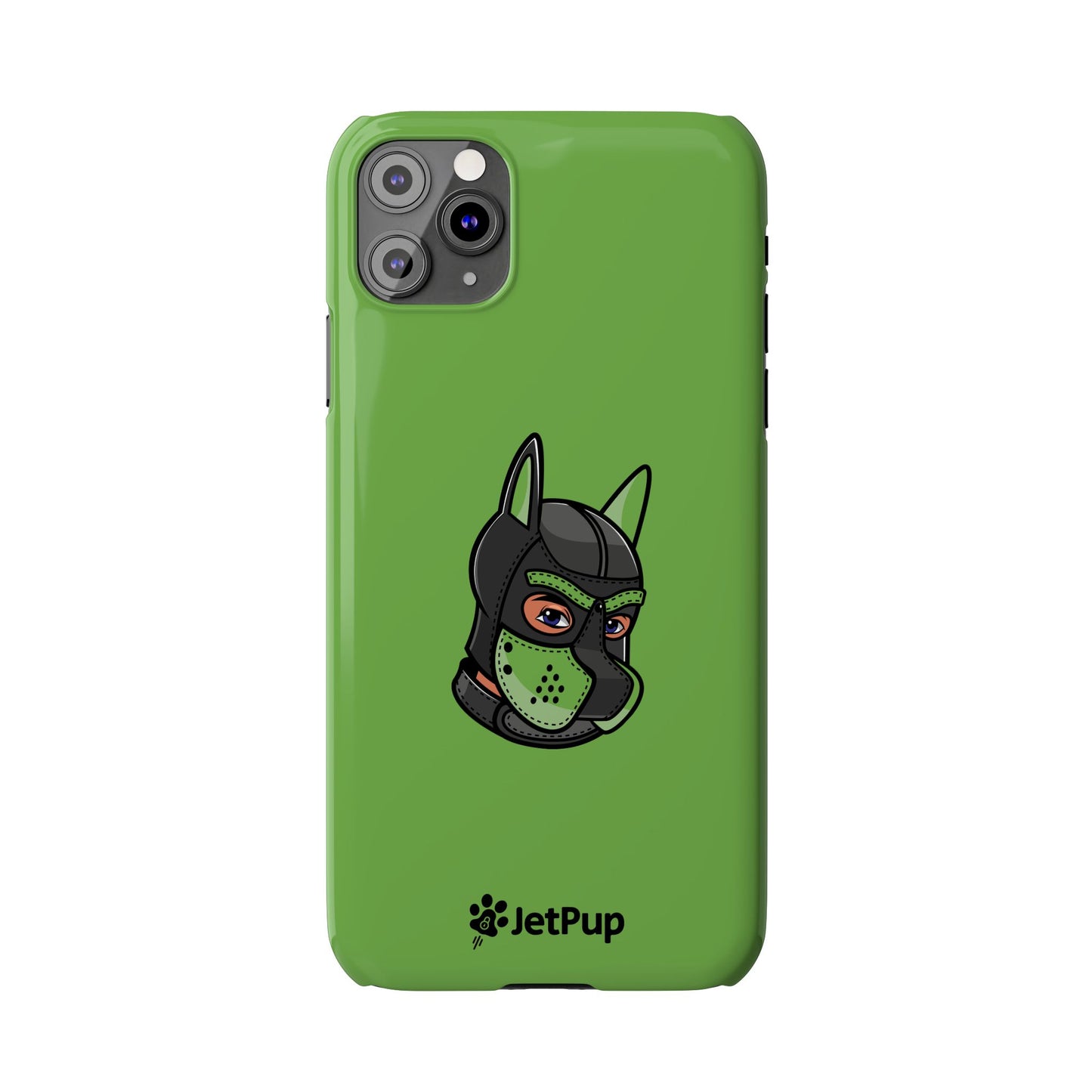 Pup Hood Slim iPhone Cases - Green