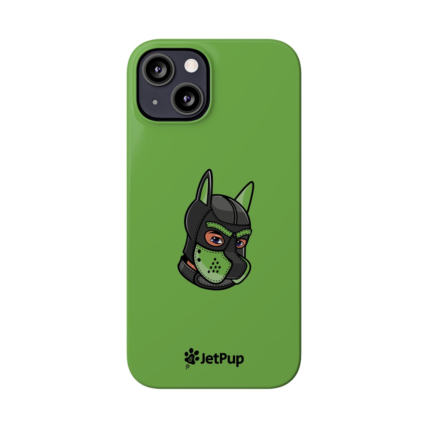 Pup Hood Slim iPhone Cases - Green