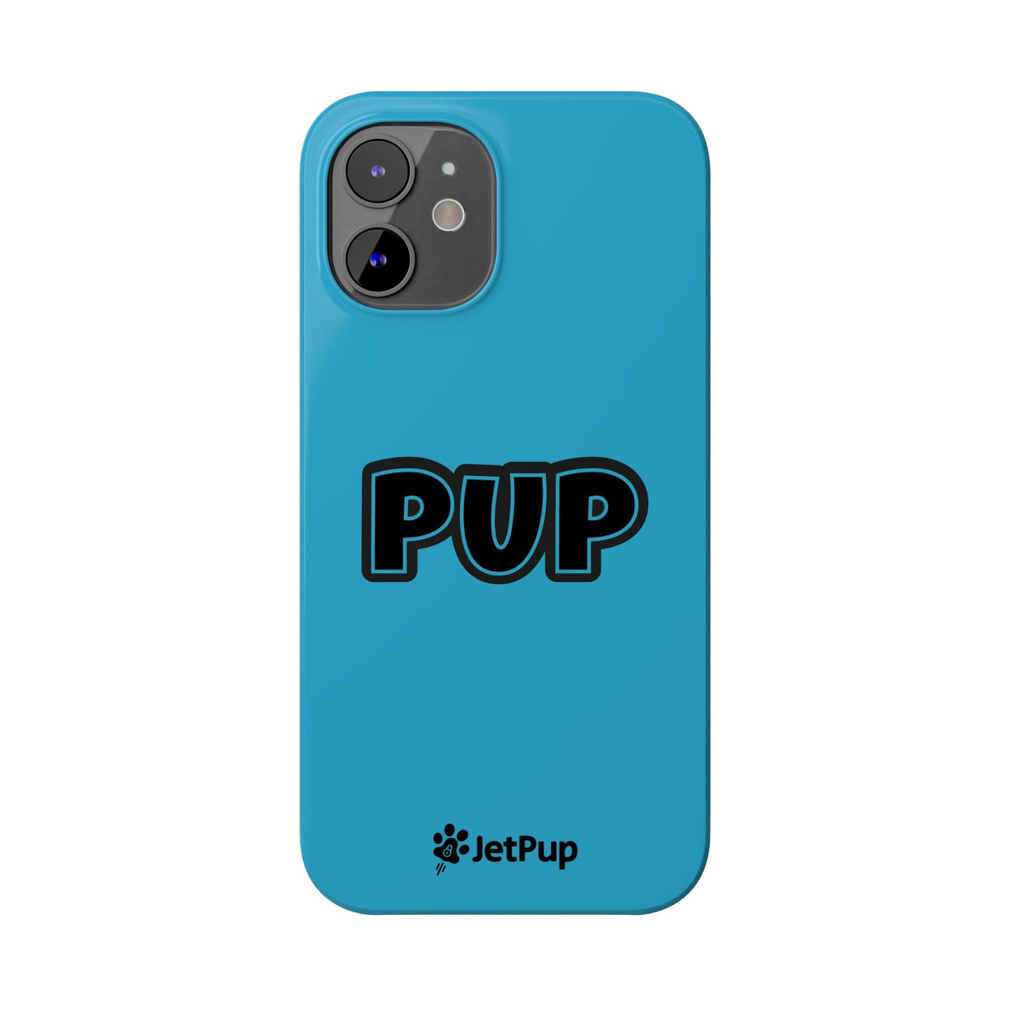Pup Slim iPhone Cases - Turquoise