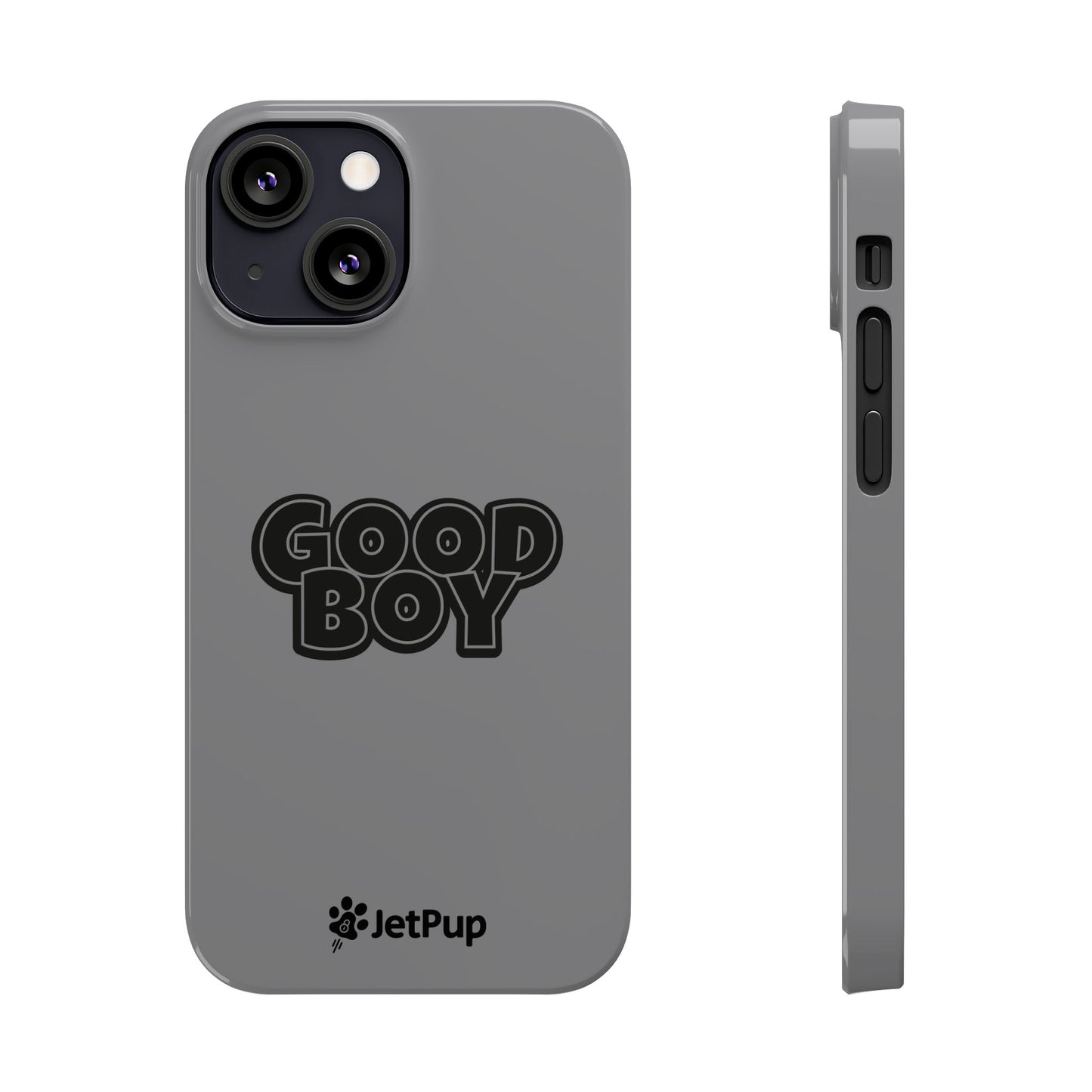 Good Boy Slim iPhone Cases - Grey