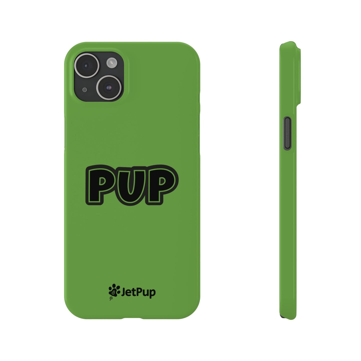 Pup Slim iPhone Cases - Green