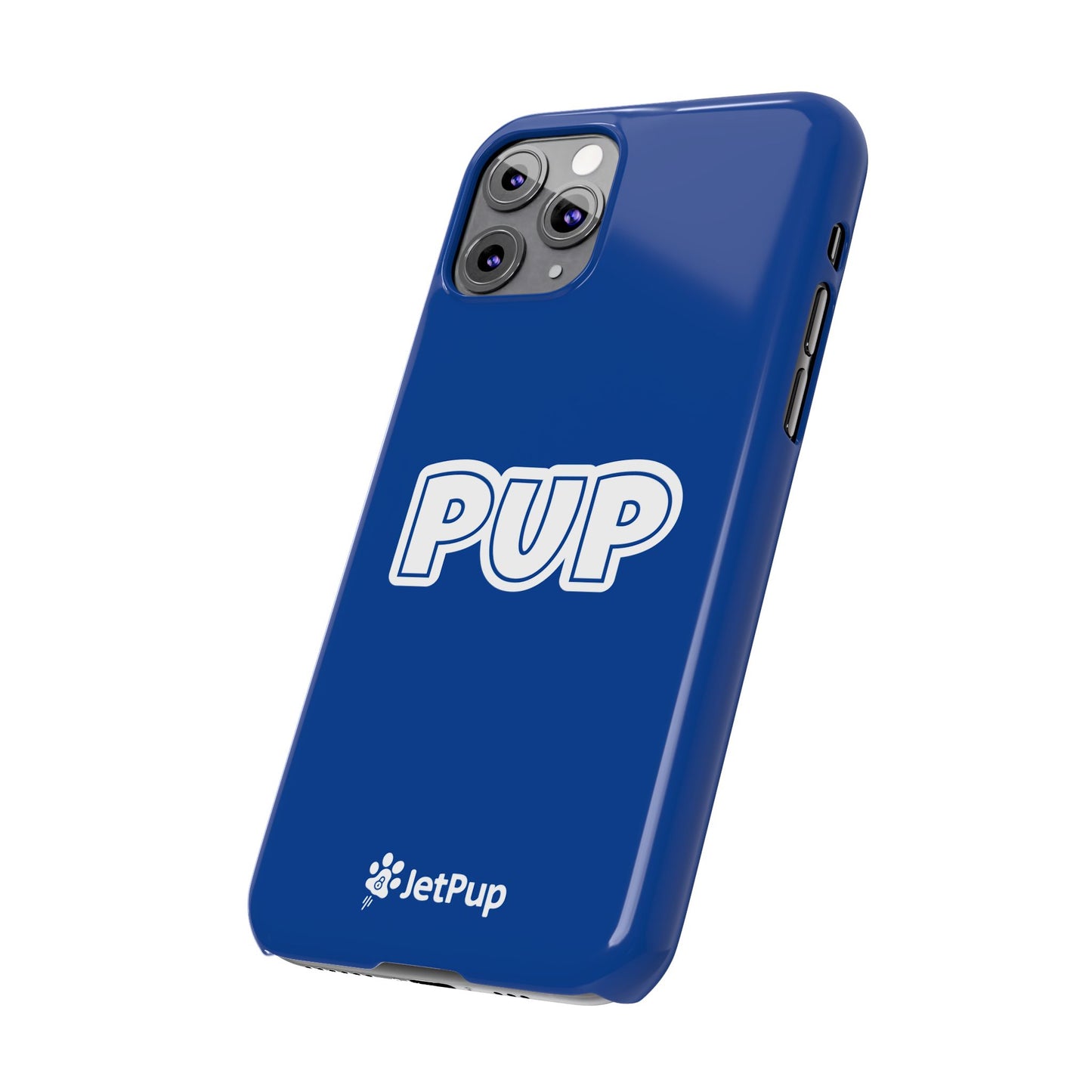 Pup Slim iPhone Cases - Blue