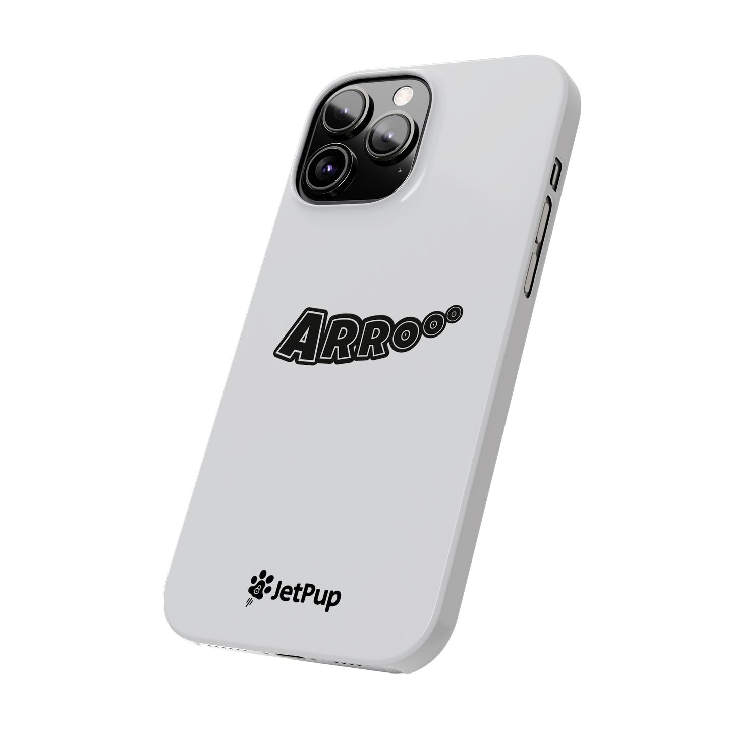 Arrooo Slim iPhone Cases - White