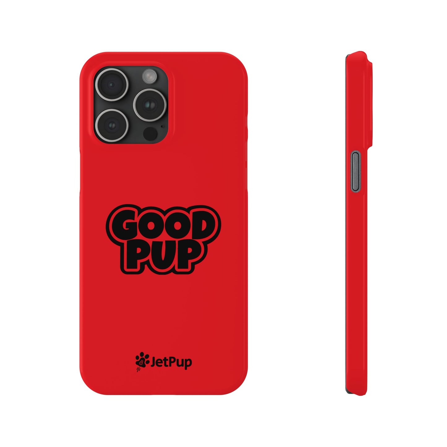 Good Pup Slim iPhone Cases - Red