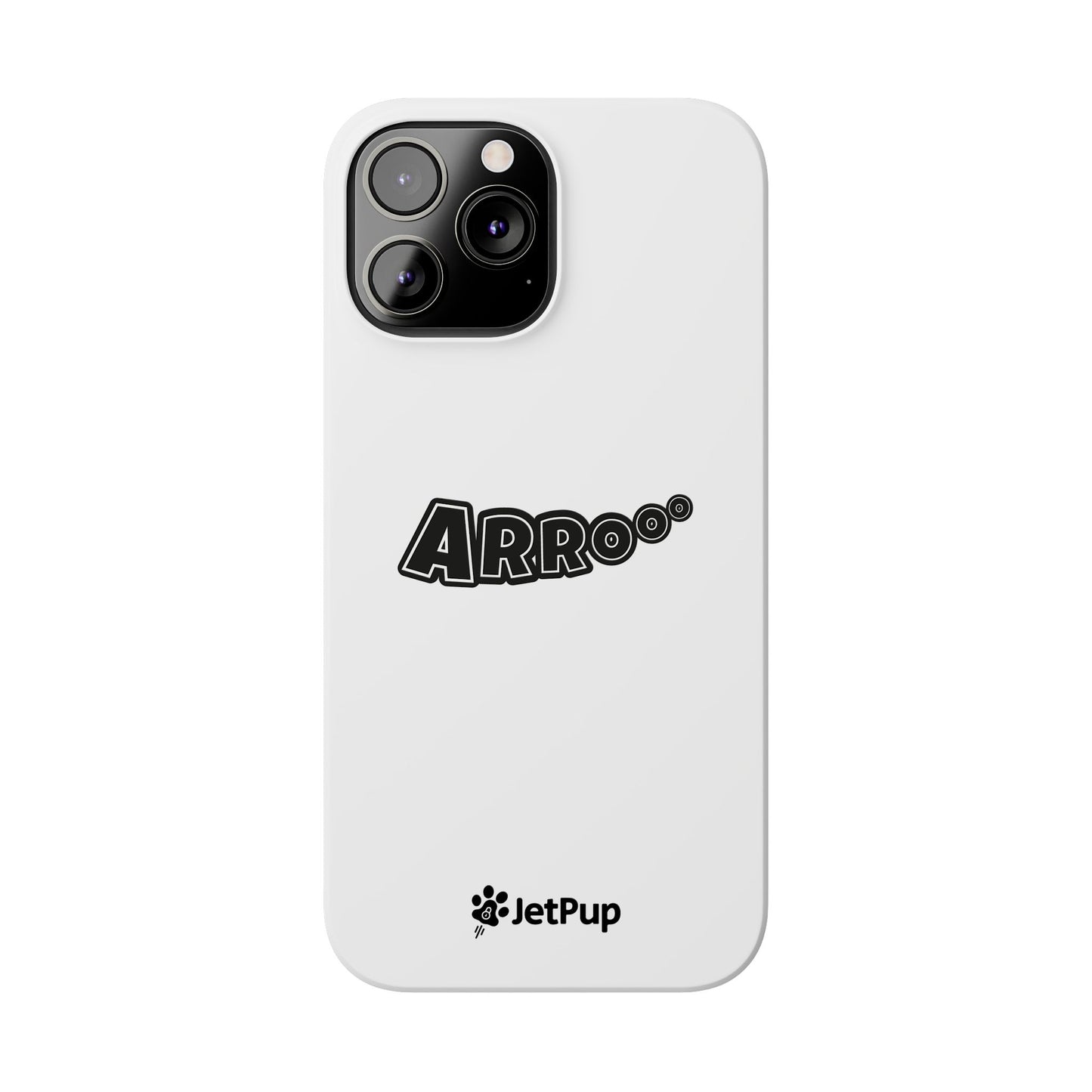 Arrooo Slim iPhone Cases - White