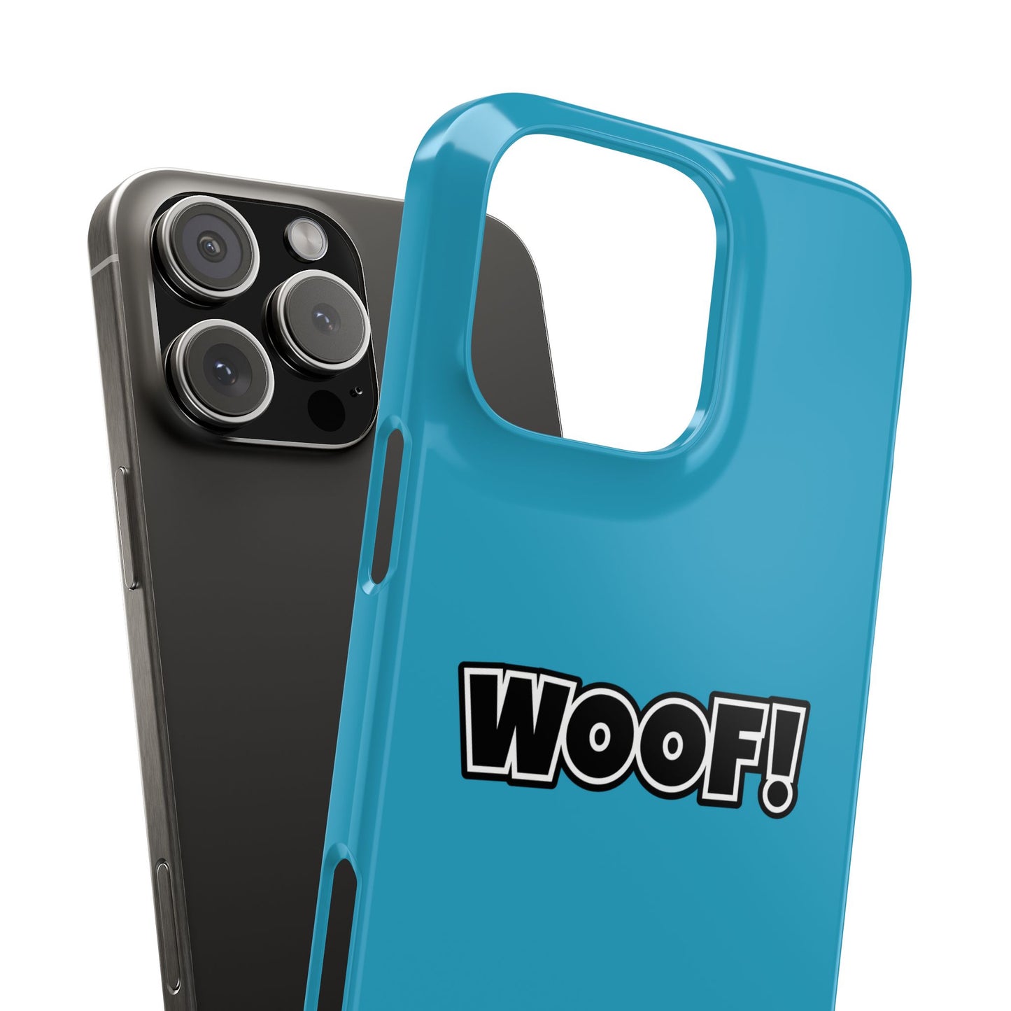 Woof Slim iPhone Cases -Turquoise