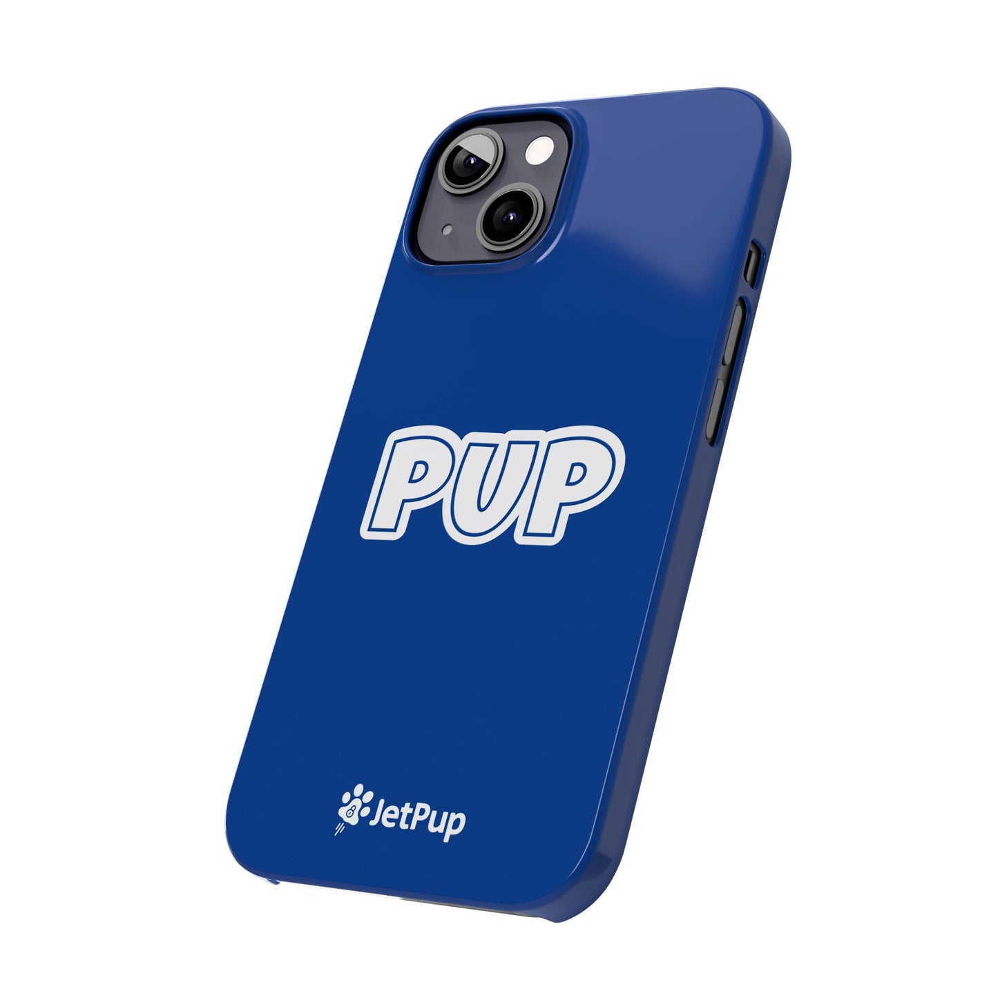 Pup Slim iPhone Cases - Blue