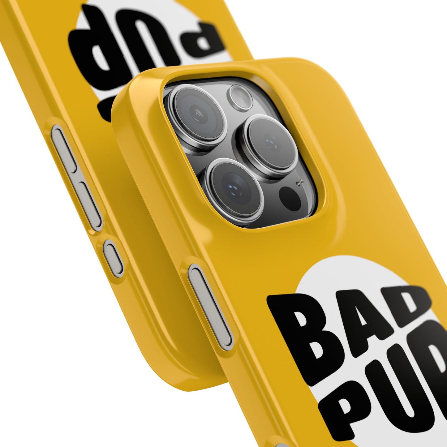 Bad Pup Slim iPhone Cases - Yellow