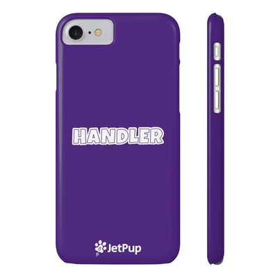 Handler Slim iPhone Cases - Purple