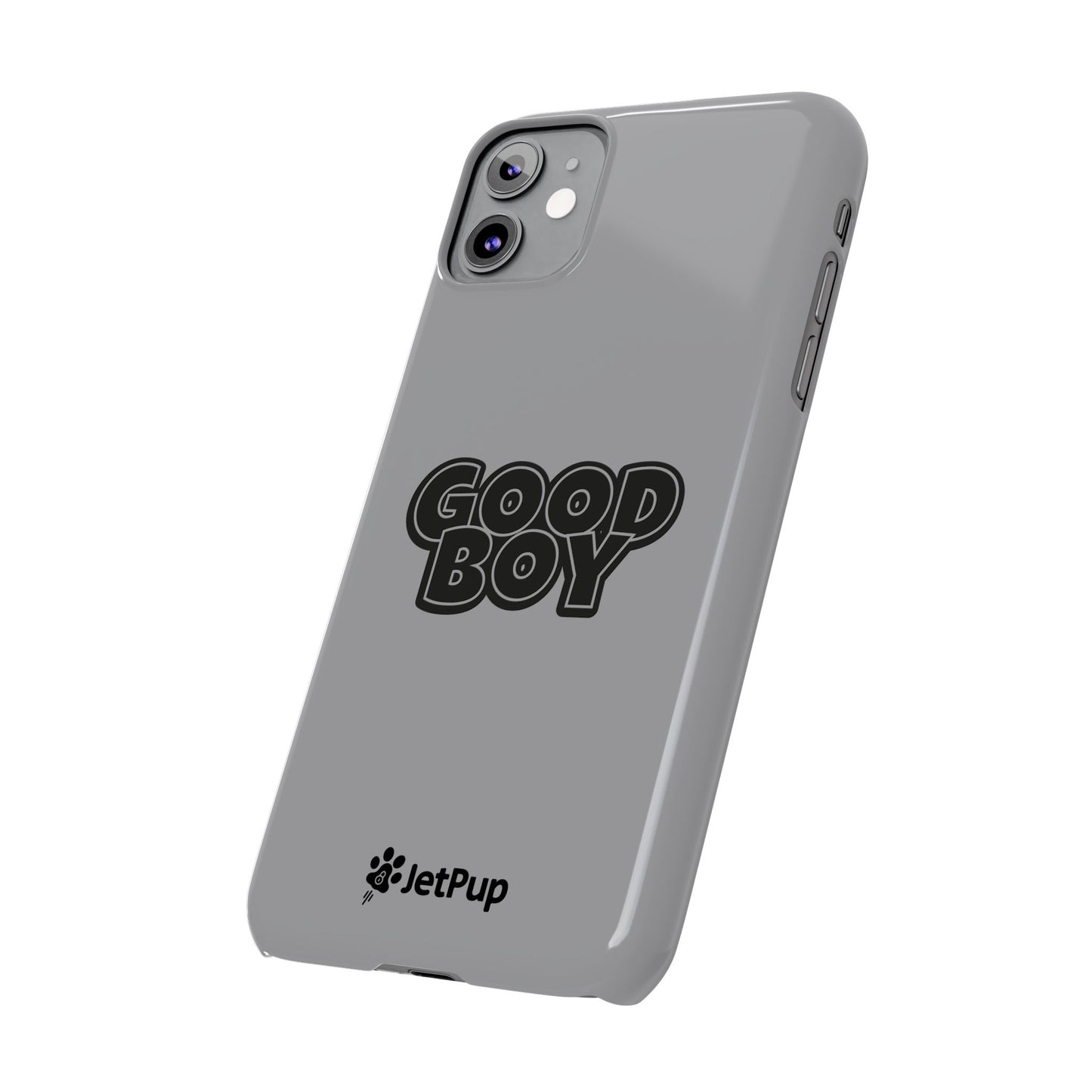 Good Boy Slim iPhone Cases - Grey